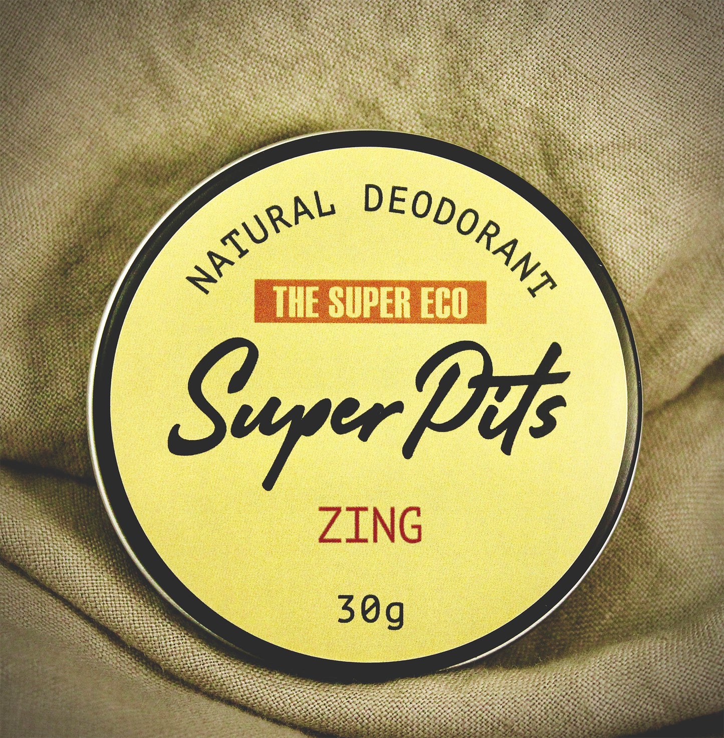 Super Pits 'Zing' Natural Deodorant Paste
